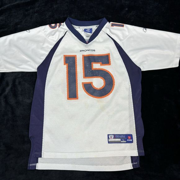 BRANDON MARSHALL DENVER BRONCOS REEBOK Retro JERSEY YOUTH Large Throwback - Picture 1 of 10